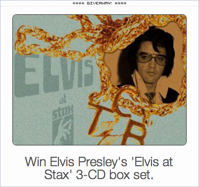 Enter To Win ‘Elvis at Stax’ Deluxe Edition At Taste Of Country